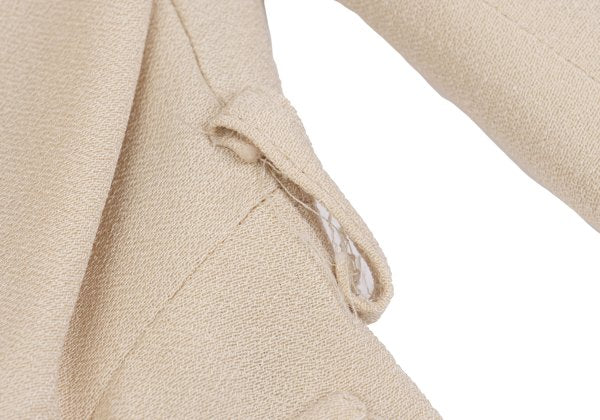 Jean Paul GAULTIER CLASSIQUE Blended Jacket Beige Size 42