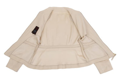 Jean Paul GAULTIER CLASSIQUE Blended Jacket Beige Size 42