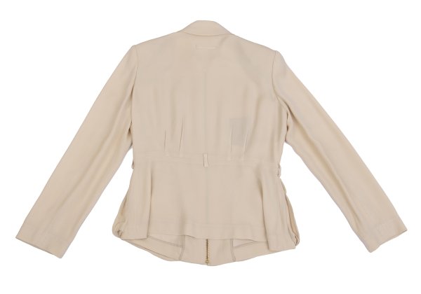 Jean Paul GAULTIER CLASSIQUE Blended Jacket Beige Size 42