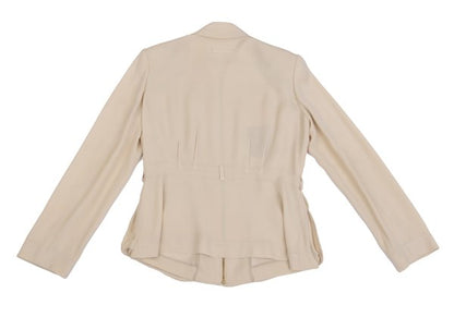 Jean Paul GAULTIER CLASSIQUE Blended Jacket Beige Size 42