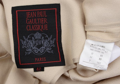Jean Paul GAULTIER CLASSIQUE Blended Jacket Beige Size 42