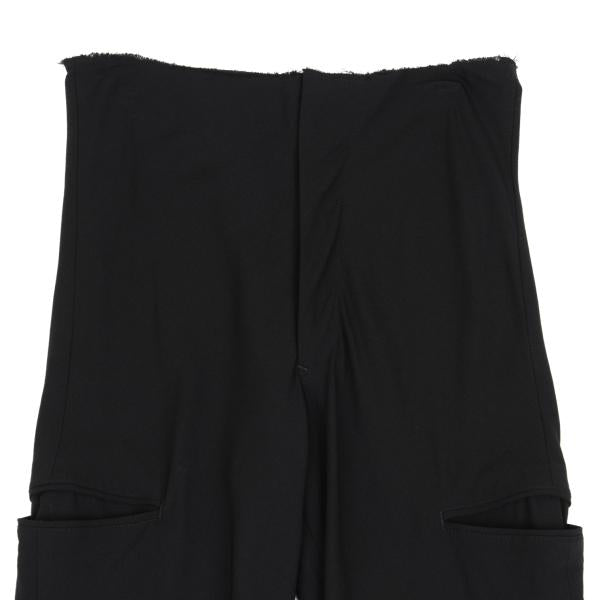 Yohji Yamamoto FEMME Wool Gabardine Pants Black Size 1