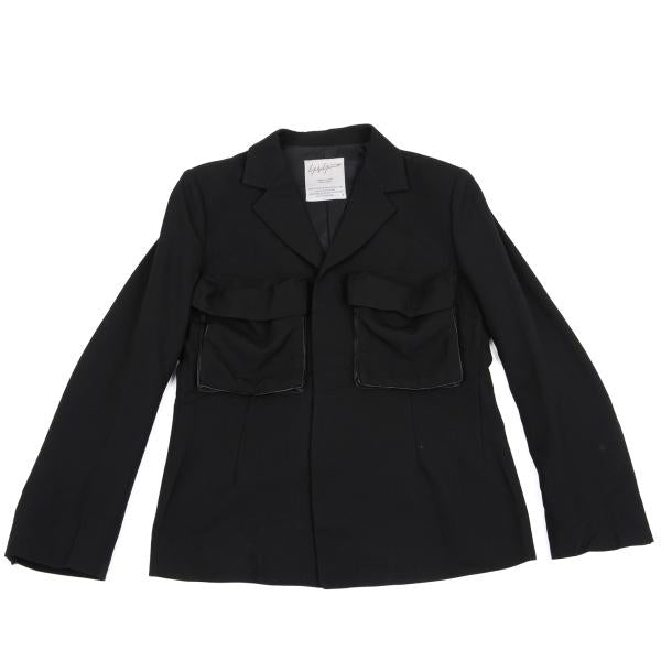 Yohji Yamamoto FEMME Wool Gabardine Jacket Black Size 1
