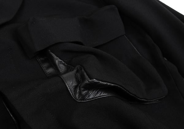 Yohji Yamamoto FEMME Wool Gabardine Jacket Black Size 1