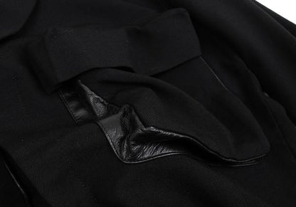 Yohji Yamamoto FEMME Wool Gabardine Jacket Black Size 1