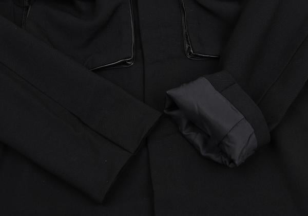 Yohji Yamamoto FEMME Wool Gabardine Jacket Black Size 1