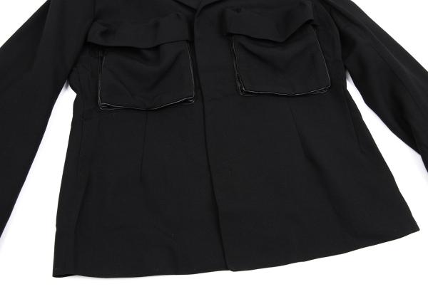 Yohji Yamamoto FEMME Wool Gabardine Jacket Black Size 1