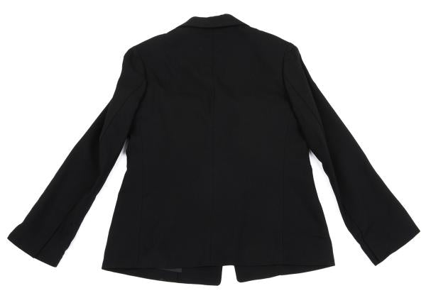 Yohji Yamamoto FEMME Wool Gabardine Jacket Black Size 1
