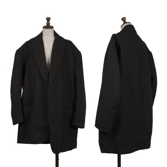 Yohji Yamamoto FEMME 21AW Cotton Wool Jacket Black Size 2