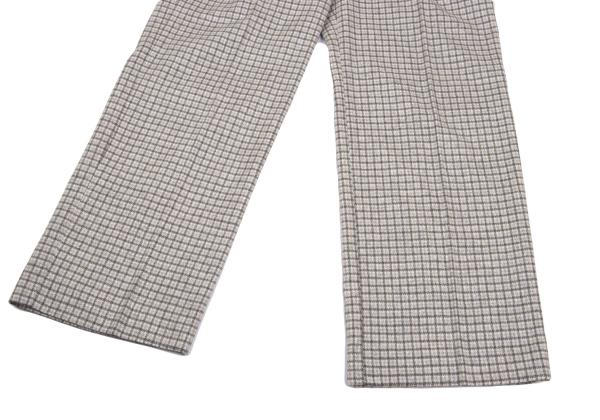 Theory luxe Wool Blend Check Wide Pants Gray Size 38