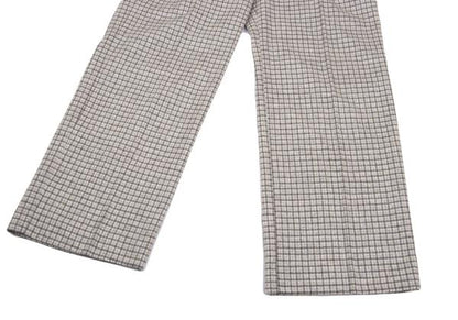 Theory luxe Wool Blend Check Wide Pants Gray Size 38