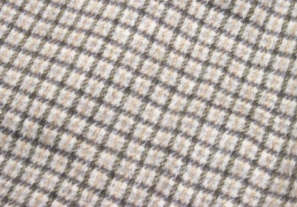 Theory luxe Wool Blend Check Wide Pants Gray Size 38