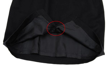 Thierry Mugler Wool A-Line Skirt Black Size 63-90