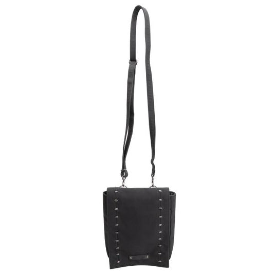 Jean Paul GAULTIER Studded Flap Bag Black