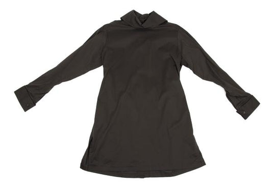 ISSEY MIYAKE 24SS Stretch Back Button Blouse Gray Size 2