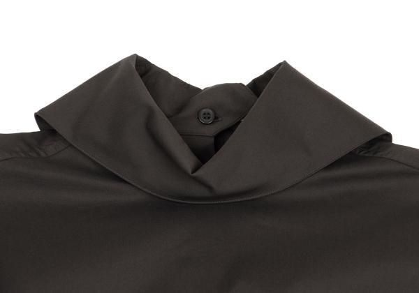 ISSEY MIYAKE 24SS Stretch Back Button Blouse Gray Size 2
