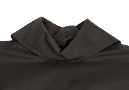 ISSEY MIYAKE 24SS Stretch Back Button Blouse Gray Size 2