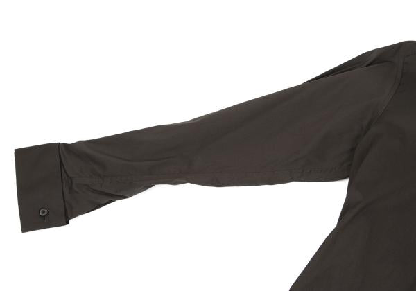 ISSEY MIYAKE 24SS Stretch Back Button Blouse Gray Size 2