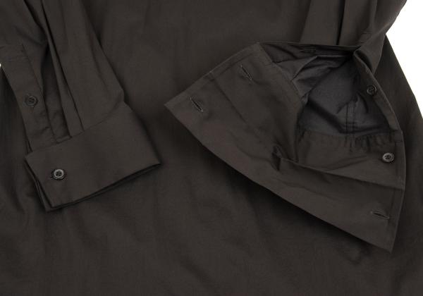 ISSEY MIYAKE 24SS Stretch Back Button Blouse Gray Size 2