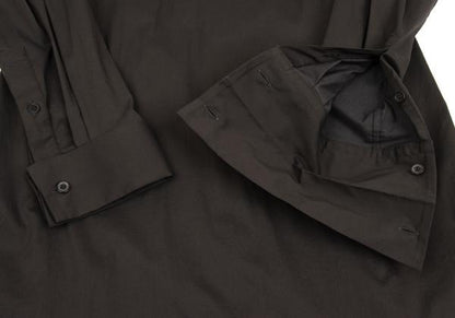 ISSEY MIYAKE 24SS Stretch Back Button Blouse Gray Size 2