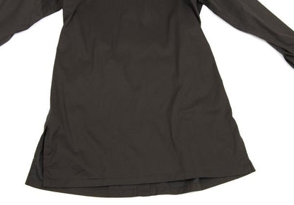 ISSEY MIYAKE 24SS Stretch Back Button Blouse Gray Size 2