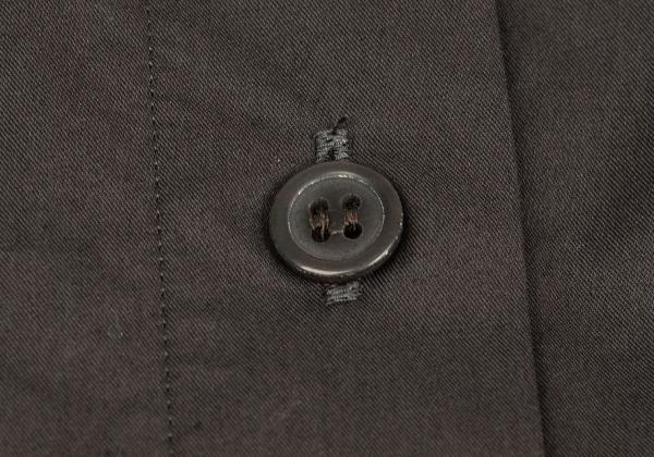 ISSEY MIYAKE 24SS Stretch Back Button Blouse Gray Size 2
