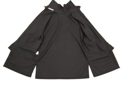 ISSEY MIYAKE 24SS Stretch Back Button Blouse Gray Size 2
