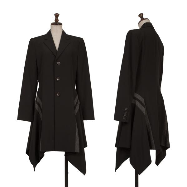 Jean Paul GAULTIER FEMME Wool Knit Line Jacket Black Size 40