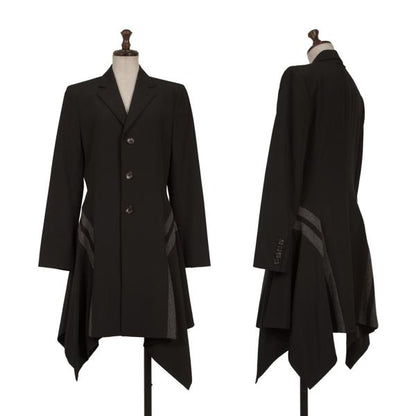 Jean Paul GAULTIER FEMME Wool Knit Line Jacket Black Size 40