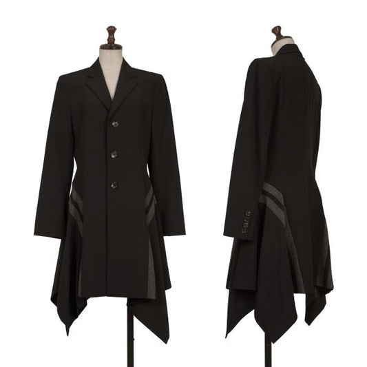 Jean Paul GAULTIER FEMME Wool Knit Line Jacket Black Size 40