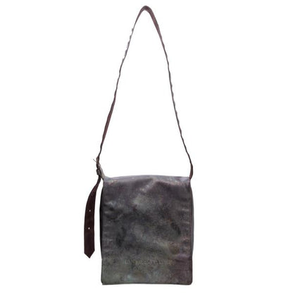 Jean Paul GAULTIER V PVC Cyber Green Brown Shoulder Bag