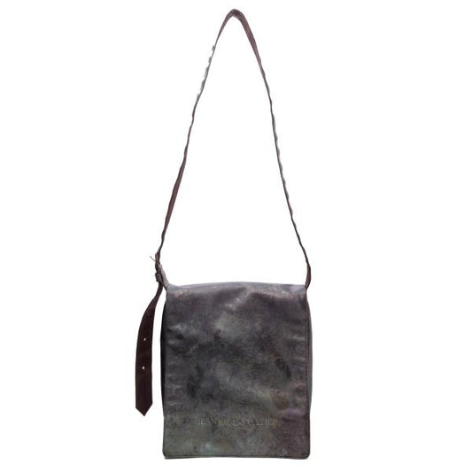 Jean Paul GAULTIER V PVC Cyber Green Brown Shoulder Bag