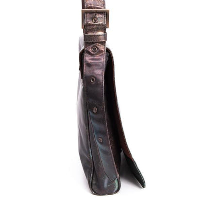Jean Paul GAULTIER V PVC Cyber Green Brown Shoulder Bag