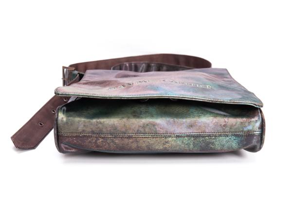 Jean Paul GAULTIER V PVC Cyber Green Brown Shoulder Bag