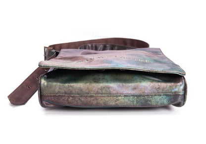 Jean Paul GAULTIER V PVC Cyber Green Brown Shoulder Bag