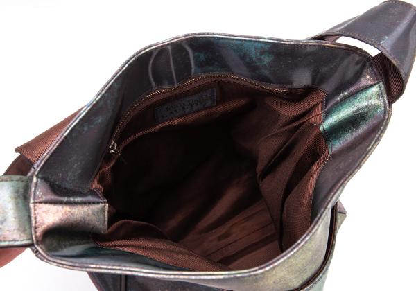 Jean Paul GAULTIER V PVC Cyber Green Brown Shoulder Bag