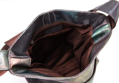 Jean Paul GAULTIER V PVC Cyber Green Brown Shoulder Bag