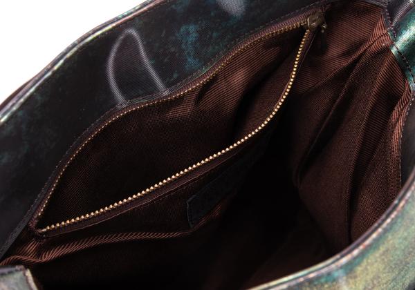 Jean Paul GAULTIER V PVC Cyber Green Brown Shoulder Bag