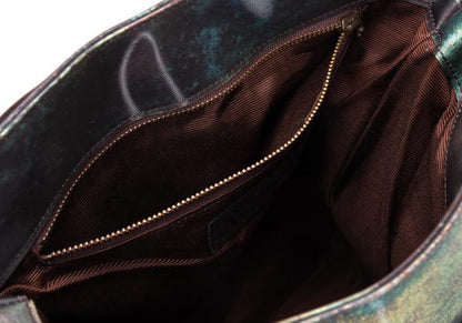 Jean Paul GAULTIER V PVC Cyber Green Brown Shoulder Bag