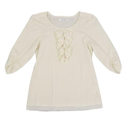 VIVIENNETAM Front Frill Sleeve Blouse