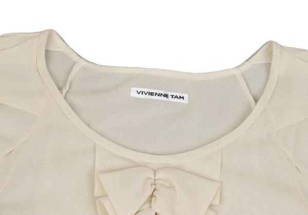 VIVIENNETAM Front Frill Sleeve Blouse