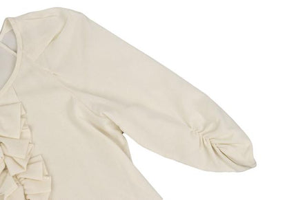 VIVIENNETAM Front Frill Sleeve Blouse