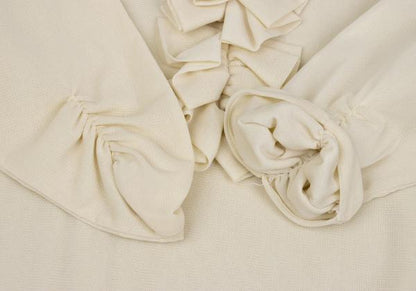 VIVIENNETAM Front Frill Sleeve Blouse