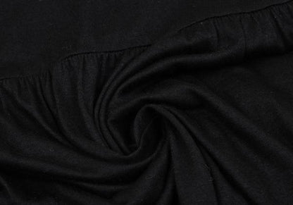 VIVIENNETAM Front Mesh Long Sleeve Tee Black