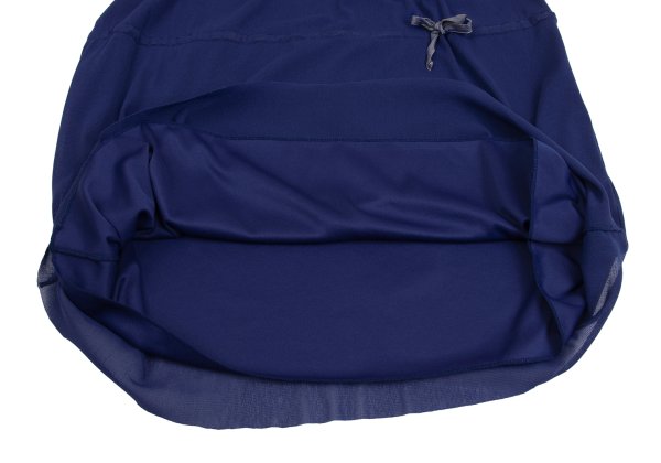 VIVIENNETAM Goldfish Patch Power Tunic Blue Blouse