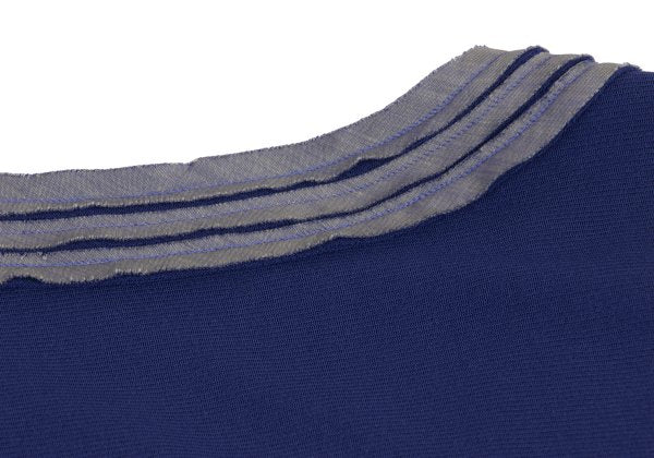 VIVIENNETAM Goldfish Patch Power Tunic Blue Blouse