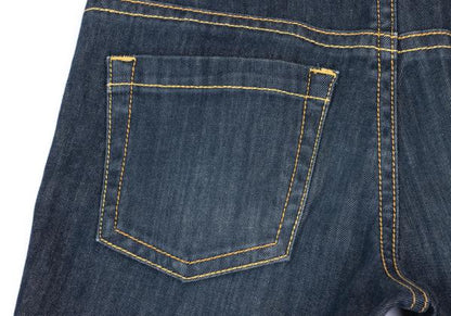 VIVIENNETAM Dragon Embroidered Cropped Jeans Indigo Size 1