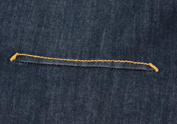 VIVIENNETAM Dragon Embroidered Cropped Jeans Indigo Size 1