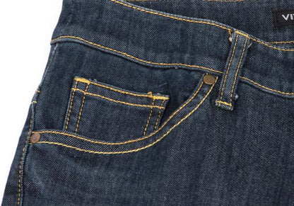 VIVIENNETAM Dragon Embroidered Cropped Jeans Indigo Size 1