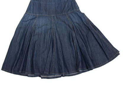 Yohji Yamamoto FEMME Denim Flare Midi Skirt Blue Size 1